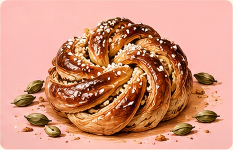Cardamom bun