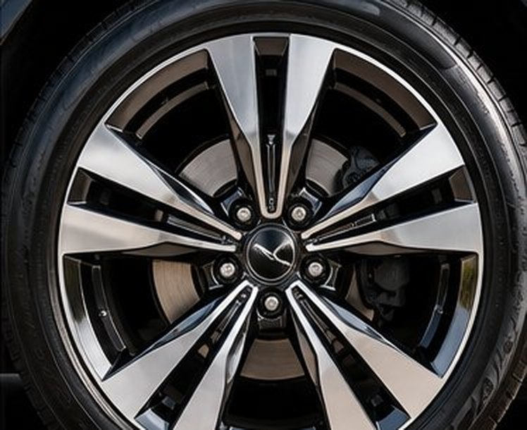 Muddy alloy wheel, after